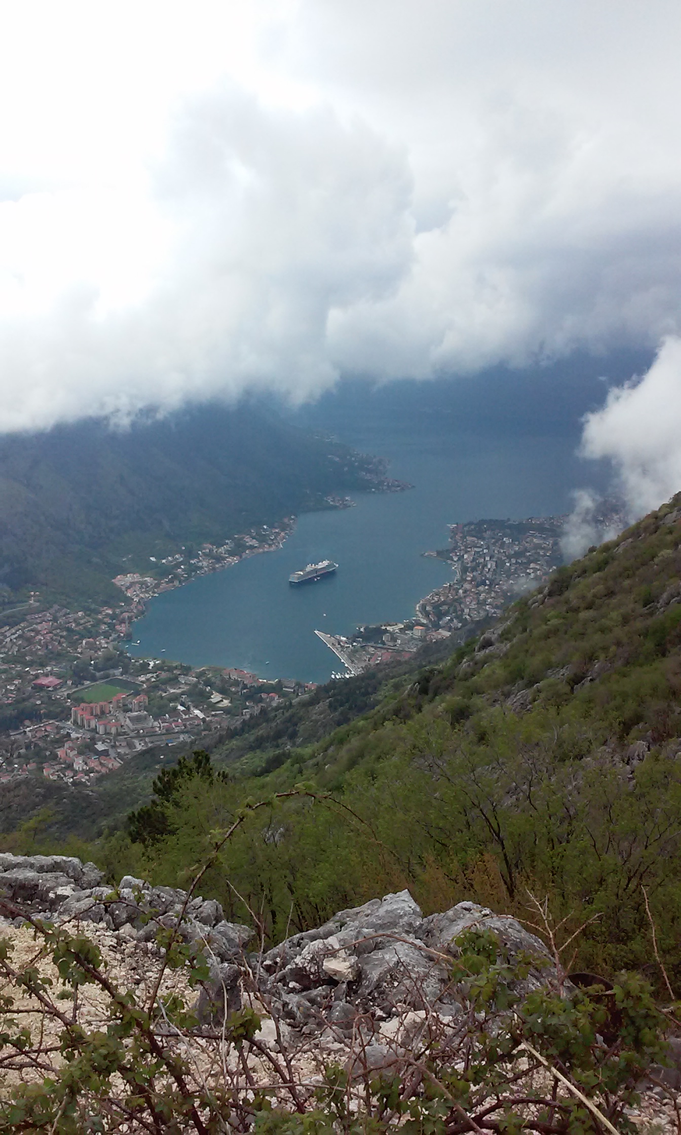 Montenegro Kotor bay cruise ship