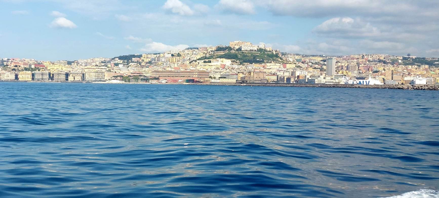 naples from the hydrofoil