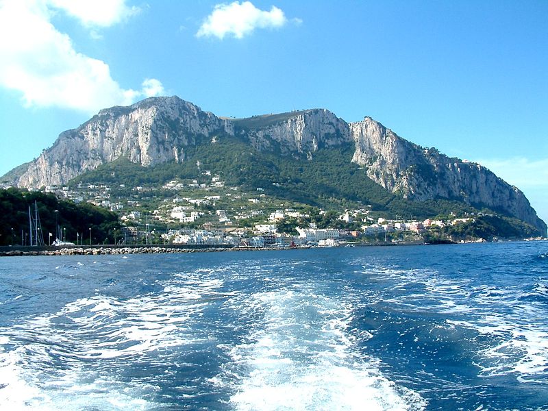 Capri Island by hydrofoil