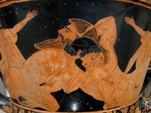 mykonos history, mykonos myths, hercules and giants