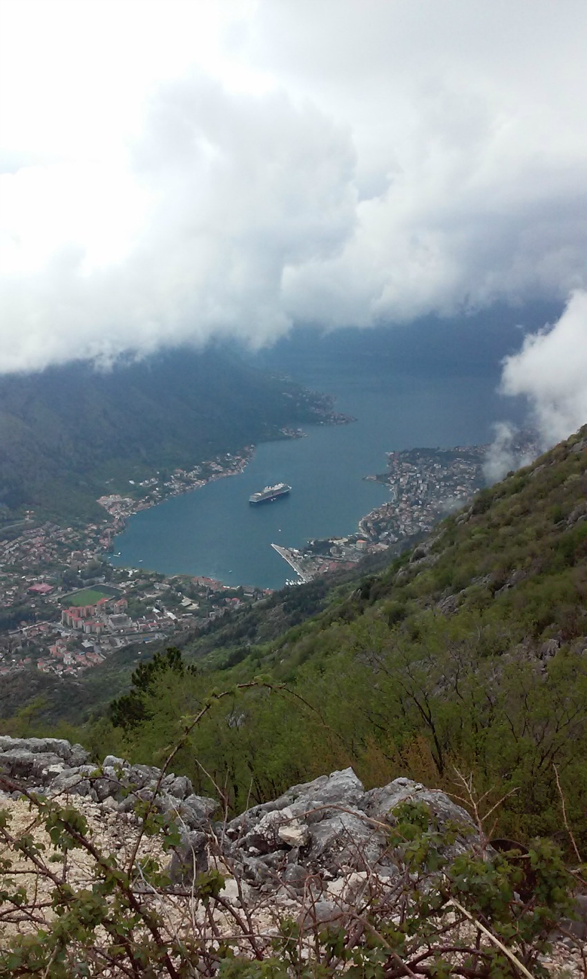 Kotor bay Montenegro cruise ship