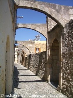rodos architecture of st. john's time