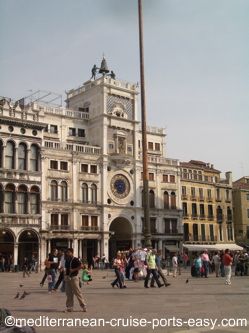 san marco clock tower, piazza san marco, venice, italy