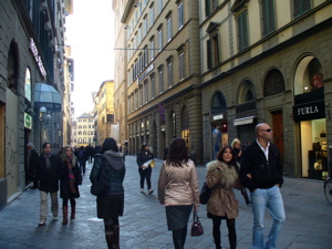 via calzaiuoli image, via calzaiuoli florence photo