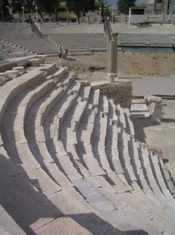 alexandria greek amphitheatre, greco-roman theatre photo alexandria