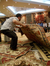 turkish rug demonstration image, turkish rug demonstration picture, turkish rug demonstration photo