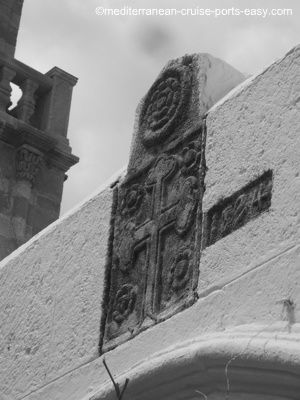 lindos panagias church, rhodes sights, rhodes architecture
