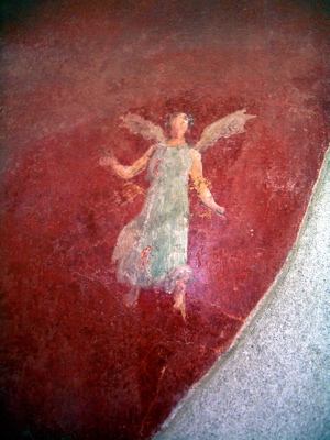 pompeii red image, pompeii fresco image, pompeii fresco photos
