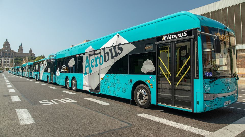 coach transfers barcelona, aerobus coach barcelona, shared transfers barcelona, barcelona airport to the city