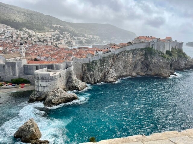 Dubrovnik Croatia walls surrounding the old town