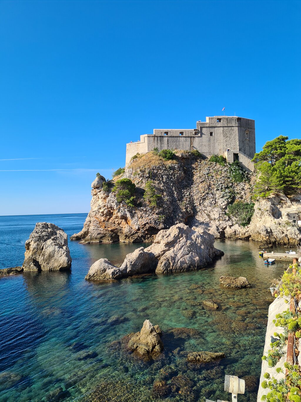 Dubrovnik Croatia old town walls and towers