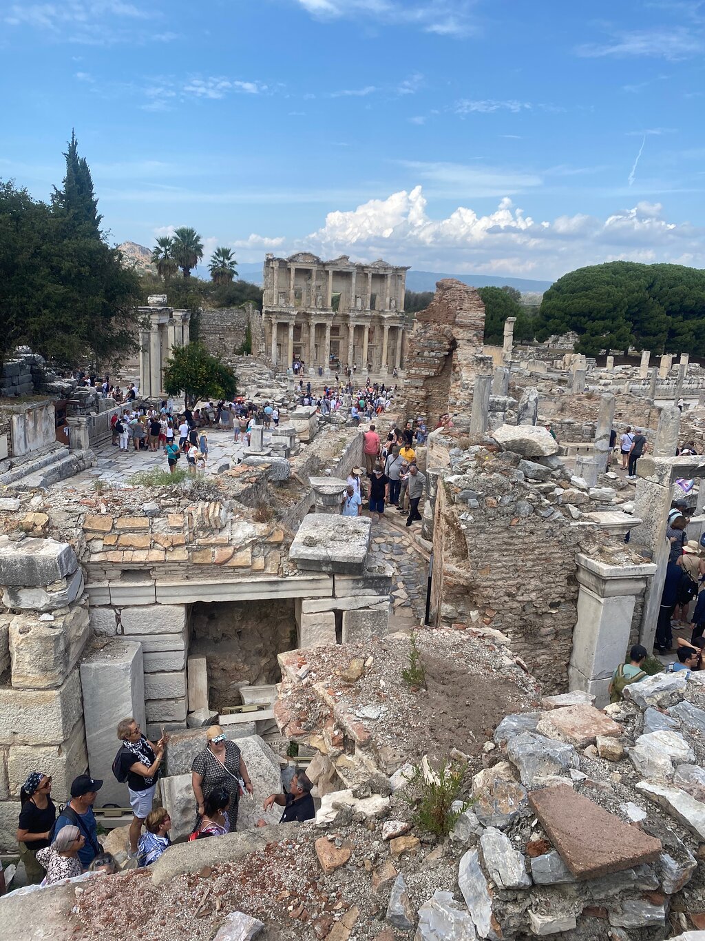 Ephesus Turkey ruins overview