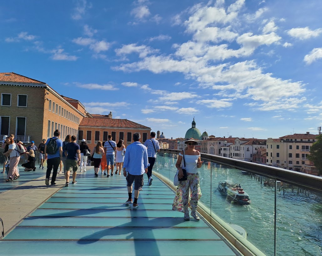 Grand Canal in Venice Italy from Calatrava bridge