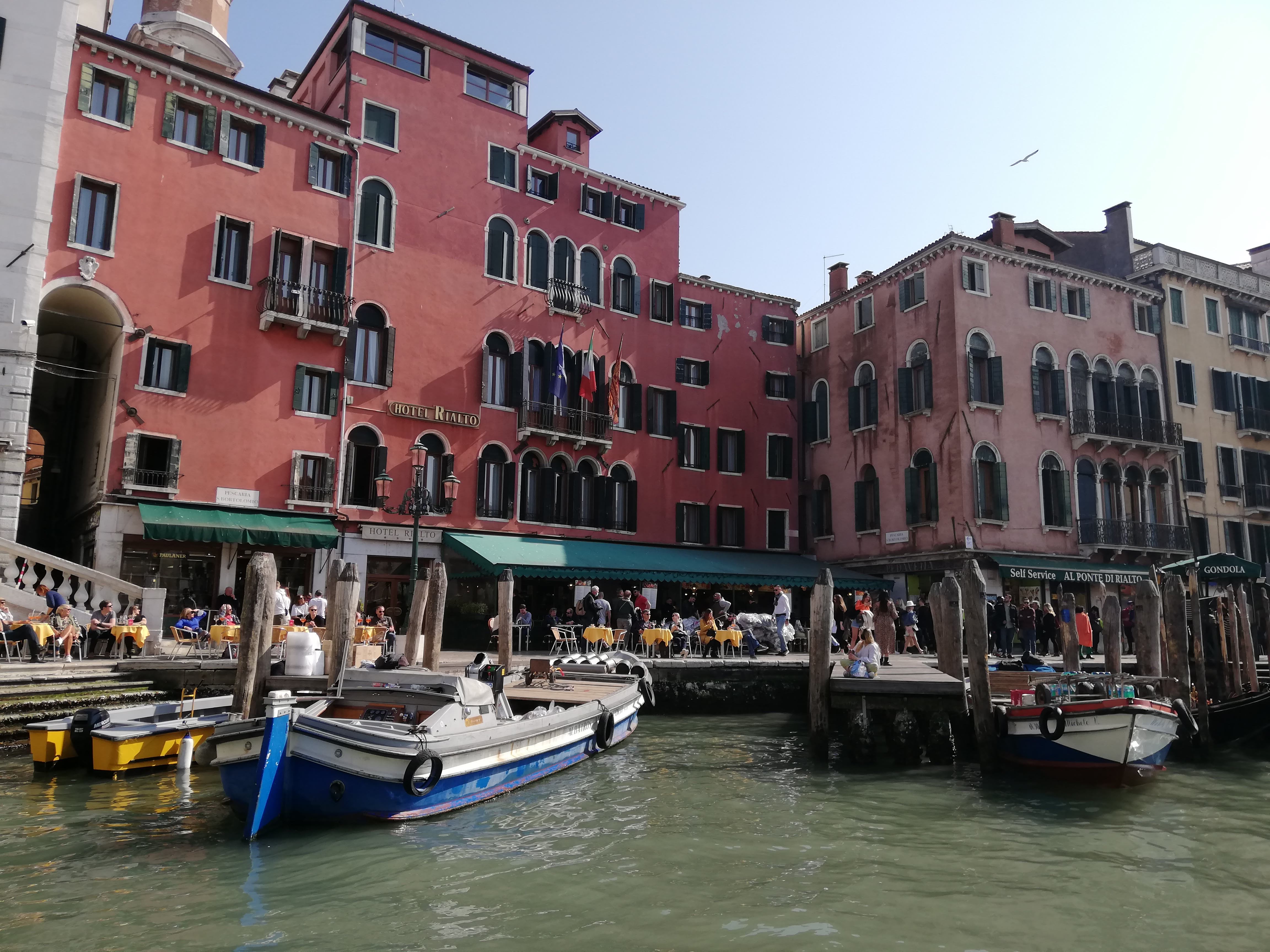 Venice Rialto bridge canal