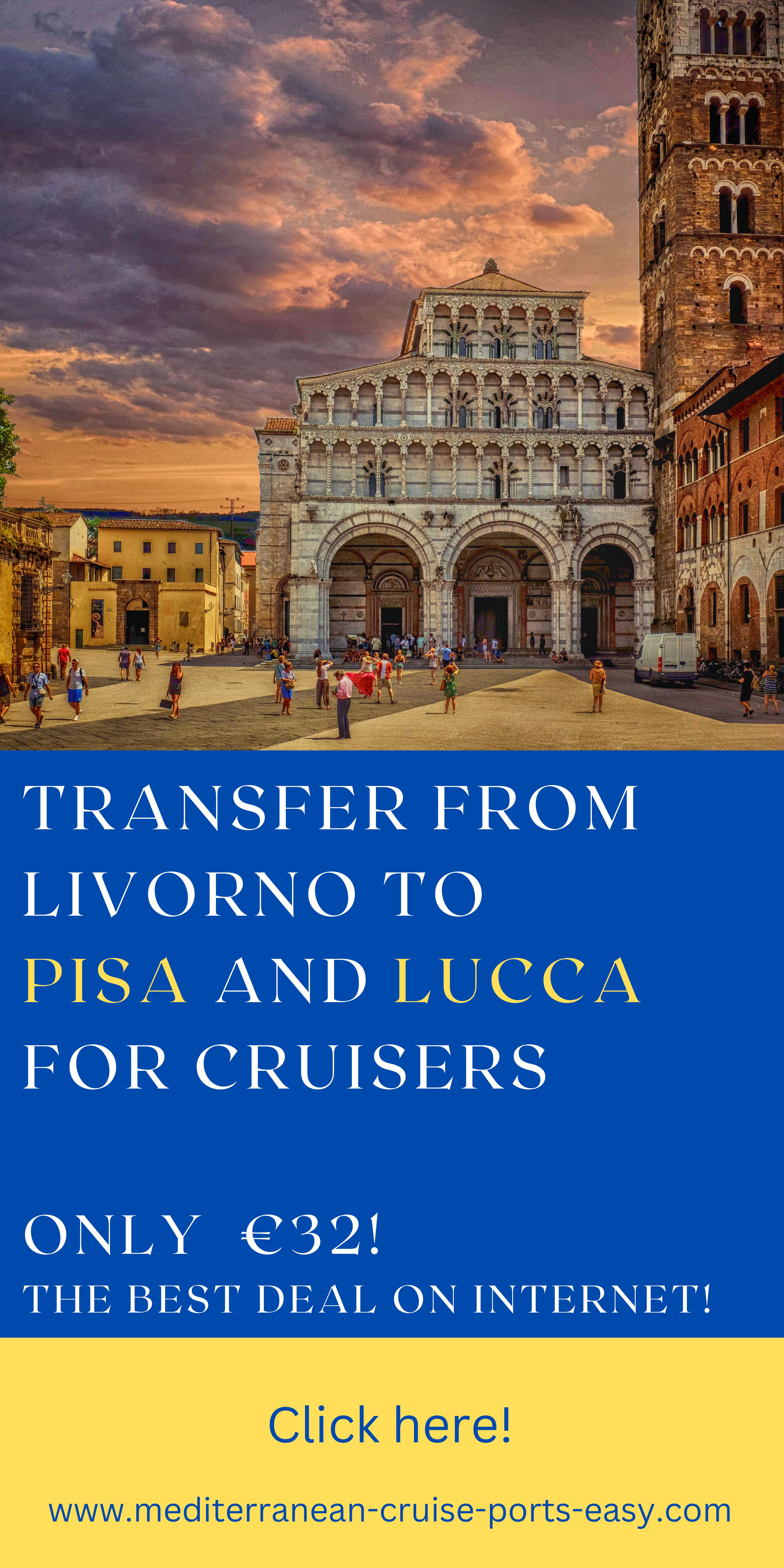 Livorno to Pisa and Lucca in a day
