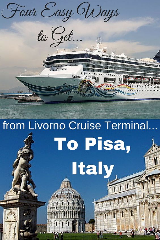 Train, private shore excursions, taxi or bus - pick the best and the most affordable way to get from the cruise port in Livorno to Pisa
