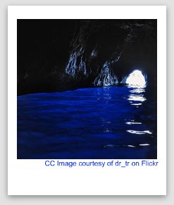 blue grotto image, grotta azzura capri