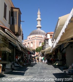 photos of rhodes, socratus street rhodes greece