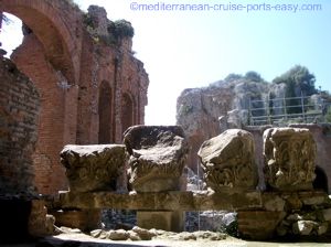 taormina photos, taormina monuments, taormina amphitheatre photos