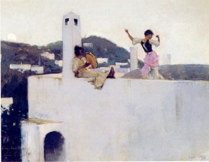 john singer sargent capri painting
