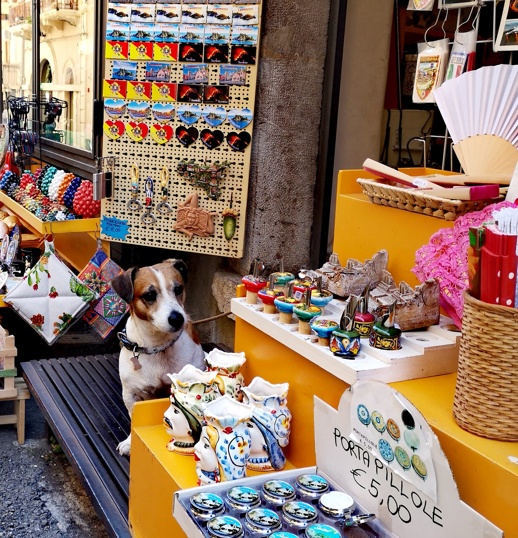 Taormina street stalls