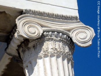 ionic capitel photo, ancient greece architecture, athens acropolis pictures