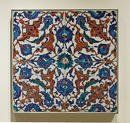 iznik tiles image, turkish ceramics