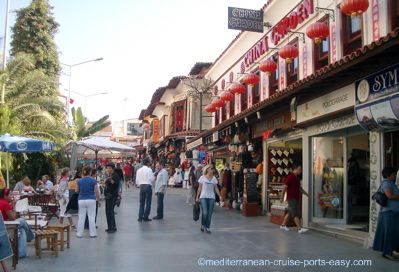 kusadasi shopping area, kusadasi image, kusadasi photo