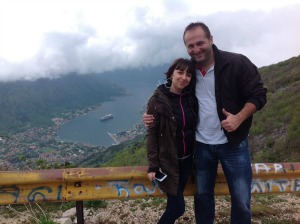 Mladen and I on the way to Lovcen