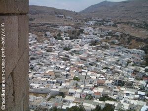 lindos town, lindos photos