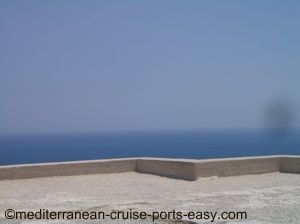 view from lindos acropolis