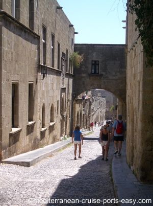 street of the knights, rodi, rhodos, hospitallers of rhodes