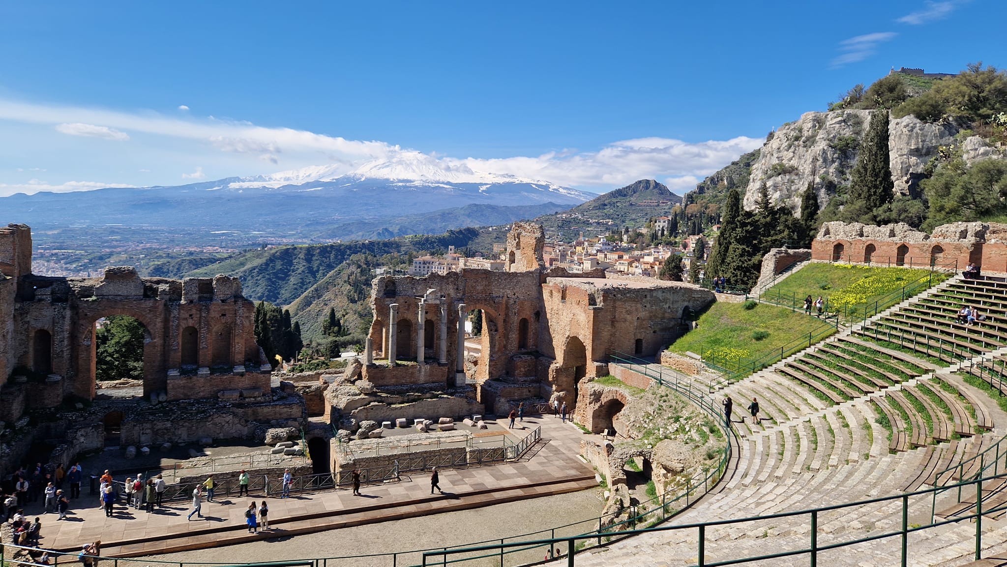 Taormina Teatro Greco inside